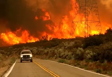 فرار هالیوودی از آتش‌سوزی هولناک جنگل‌های کالیفرنیا