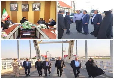 Senior Officials Inspect Poldasht Border Review Transit and Trade Challenges