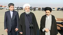 رییس‌جمهور برای افتتاح راه‌آهن ارومیه وارد خوی شد