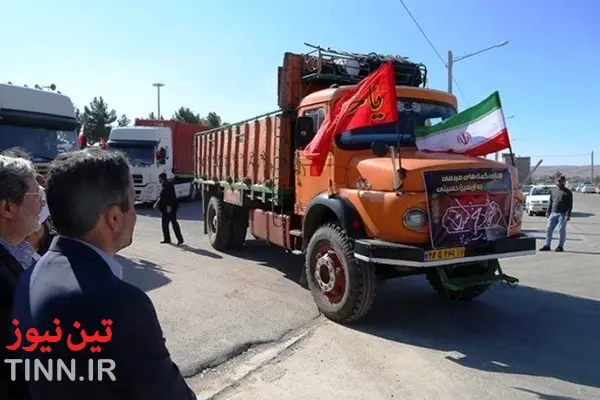 فیلم| عشق زیبای رانندگان و کامیون‌ داران استان سمنان به امام حسین(ع)