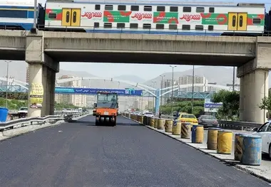پوشش ۷۶۰ هزار تن آسفالت در تهران طی ۵ ماهه اول امسال
