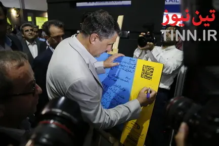 بازدید وزیر راه از هفتمین نمایشگاه بین‌المللی حمل‌ونقل ریلی
