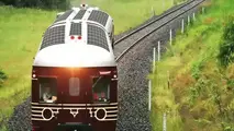 اولین نیروگاه خورشیدی متحرک خطوط ریلی جهان شروع به کار کرد