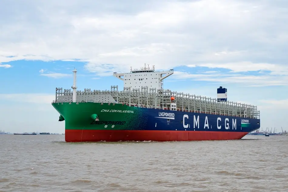 CMA CGM’s 2nd LNG-powered giant nearing completion
