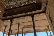 جمع‌ آوری قطعات فروریخته کاخ چهلستون/ بازدید از این بنای تاریخی باید متوقف باشد