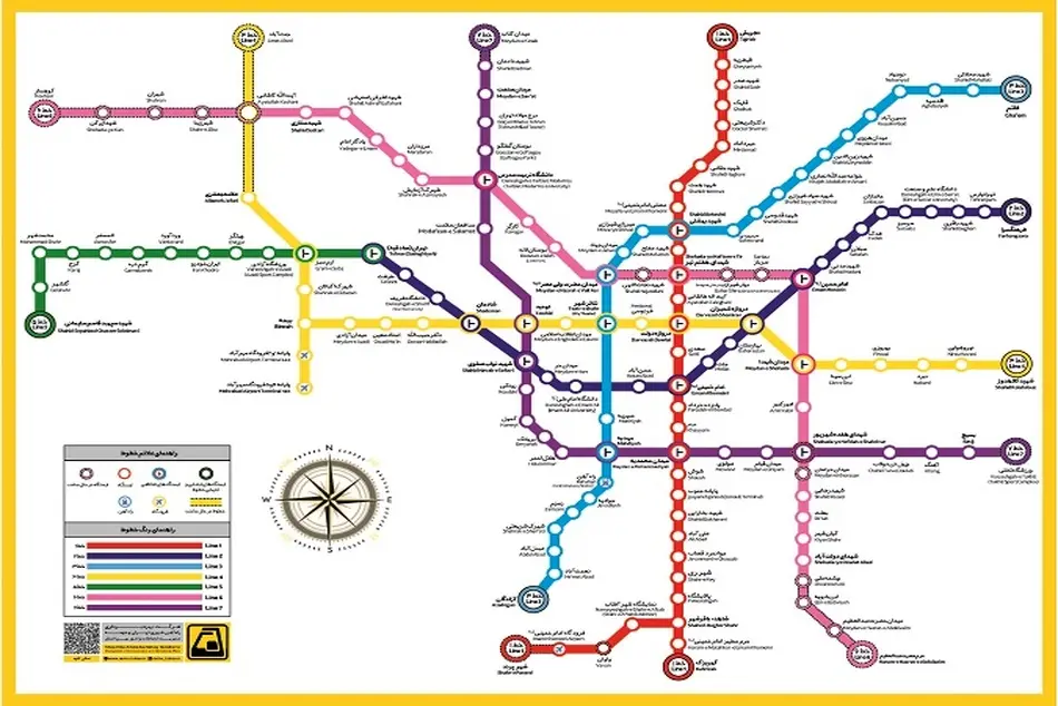 جدیدترین ایستگاه های مترو تهران کجاست؟