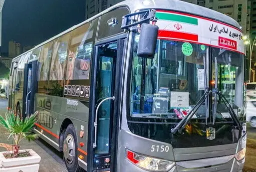 اتوبوس حجاج در عربستان باکیفیت است