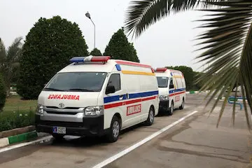 استقرار آمبولانس‌های اورژانس در هفت شهر آلوده