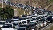 ترافیک سنگین در محورهای چالوس و هراز