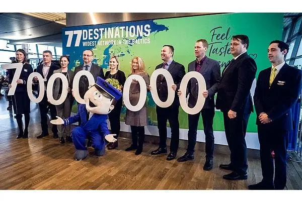 Riga Airport welcomes its seven millionth passenger