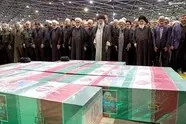 وداع با رئیس‌جمهور و همراهان شهیدش در تهران