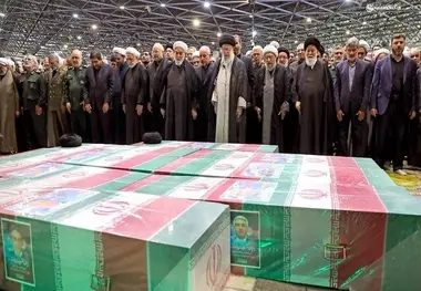وداع با رئیس‌جمهور و همراهان شهیدش در تهران