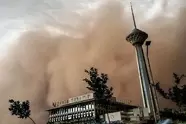 هجوم گردوخاک به تهران/ هشدار به شهروندان مناطق غربی و جنوبی پایتخت