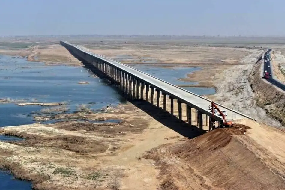 طولانی ترین پل در عراق به زودی تکمیل می شود