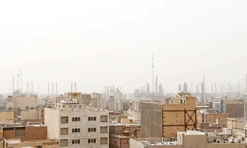 گرد و خاک در آبادان