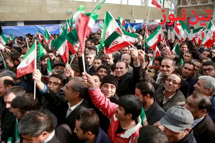 مراسم افتتاح راه آهن میانه - بستان آباد