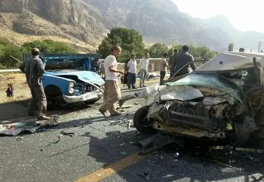 ۸ کشته و مصدوم در تصادف مرگبار جاده مرودشت به شیراز