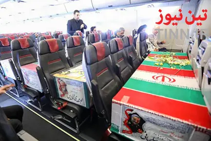 هواپیمای حامل سردار سپهبد شهید حاج قاسم سلیمانی