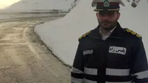 بارش برف در ارتفاعات هراز و فیروزکوه
