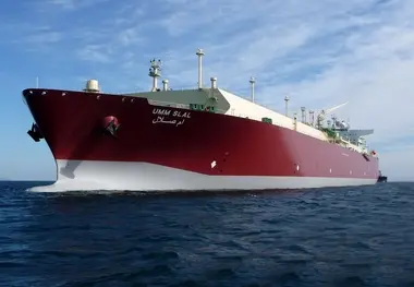 LNG tankers heading to Britain, Belgium and the Netherlands