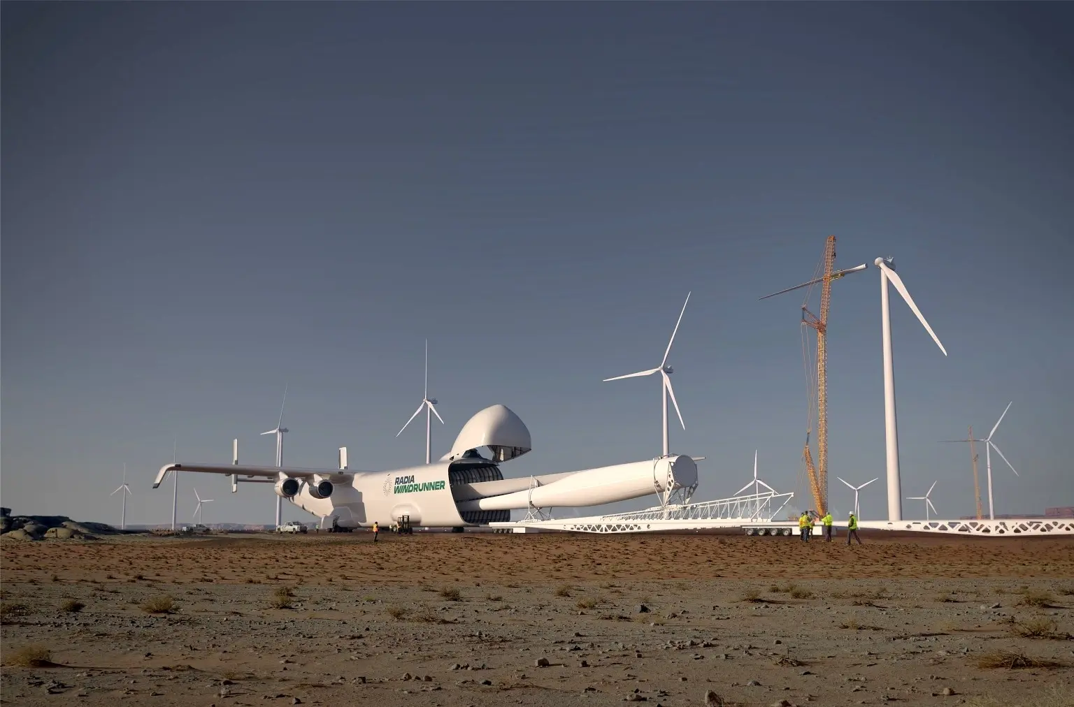 «رادیا ویندرانر» بزرگترین هواپیمای ساخته شده در جهان