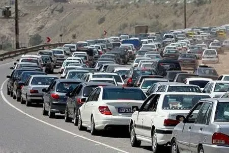 ممنوعیت تردد انواع وسایل نقلیه در محور کرج-مرزن آباد