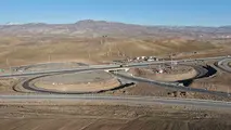 بهره برداری از تقاطع غیرهمسطح فاراب در محور اردبیل - سرچم 
