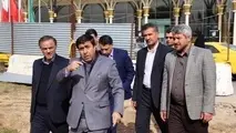 بازدید استاندار خراسان رضوی از پروژه بزرگ محوطه‌سازی فرودگاه مشهد