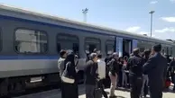 ورود قطار کاروان عشق به زنجان
