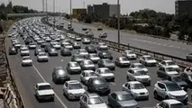 ترافیک نیمه سنگین در محور‌ زنجان -بیجار 