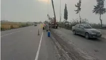جایگزینی بیش از ۳۰ کیلومتر نیوجرسی جای گاردریل در جاده های مازندران