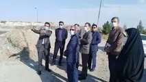 بازدید فرماندار البرز و مدیرکل محیط زیست از تصفیه خانه شهرصنعتی و سایت دفن پسماند محمد آباد 