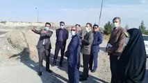 بازدید فرماندار البرز و مدیرکل محیط زیست از تصفیه خانه شهرصنعتی و سایت دفن پسماند محمد آباد 
