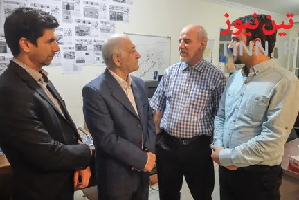 حضور مسعود تهرانچی در تحریریه تین‌نیوز