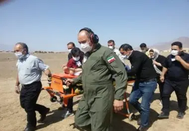 اورژانس هوایی زنجان ناجی مادر بزرگ زنجانی شد
