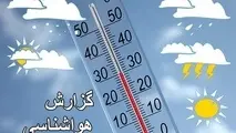 کاهش دما در نواحی جنوب شرقی کشور