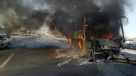  روایت یک شاهد عینی از برخورد اتوبوس با تانکر حمل سوخت  + فیلم