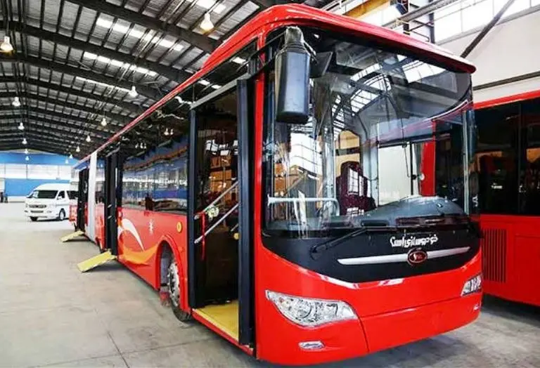 ورود هفت دستگاه اتوبوس نو به ناوگان شهری همدان