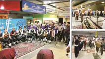  طنین نواهای کهن موسیقی در متروی تهران