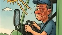 هشدار به رانندگان کامیون ؛ آسیب های اشعه فرابنفش و 5 راهکار برای نجات از آن