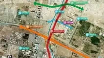 اتصال بزرگراه دوگاز به آزادراه تهران کرج و شهید همدانی + نقشه