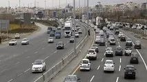 
ترافیک سنگین در آزادراه قزوین-کرج