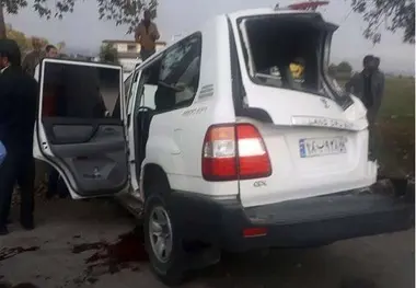 تصادف خودرو همراهان وزیر راه به دلیل مشکلات ایمنی جاده نبود