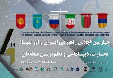 برگزاری نشست راهبردی ایران و اوراسیا با تمرکز بر تجارت و نظم نوین منطقه ای 