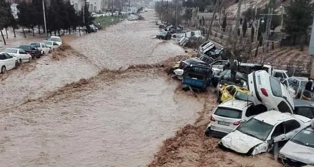 اشغال بستر رودخانه، دلیل سیل شیراز
