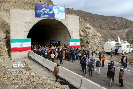 گزارش تصویری بهره برداری از آزادراه منجیل - رودبار (9)
