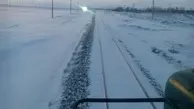 آماده‌باش نیرو‌ها و ماشین‌آلات راه‌آهن در نقاط برف‌گیر