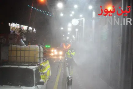 طرح ضدعفونی معابر شهری