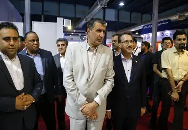 دومین بازدید وزیر راه و شهرسازی از هفتمین نمایشگاه بین‌المللی حمل‌ونقل ریلی