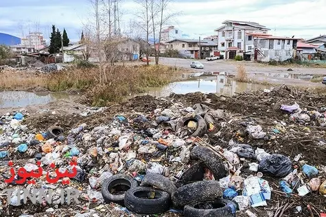 کلاچای گیلان در محاصره زباله 